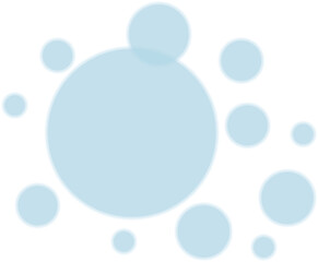 Transparent ligth Blue Color Bubbles Vector Art & Graphics