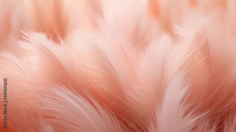 Poster an elegant, softfocus background in a soothing color, featuring delicate feathers arranged in a mini