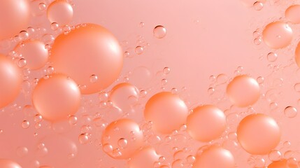Delicate background filled with numerous small, translucent bubbles. The bubbles are set against a soft backdrop, creating a gentle and soothing visual texture.