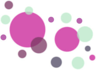 Transparent pastel Color Bubbles  pink purple Green Vector Art & Graphics