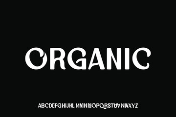 Display alphabet font vector suitable for headline, logo type and many more