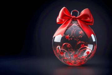 red Christmas bauble 