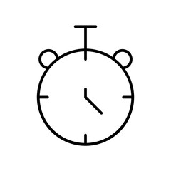 timer line icon