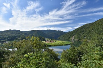 Fototapeta na wymiar 日本の美しい風景　島根県　美郷町　信喜 