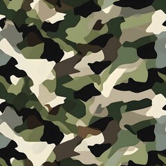 military camouflage seamless pattern