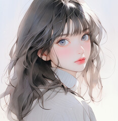 美人　美しい女性　美少女