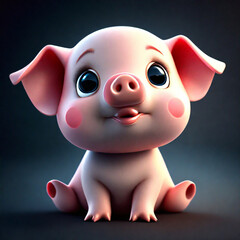 The cuteness of little piglets