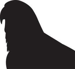 silhouette of a eagle eps vector