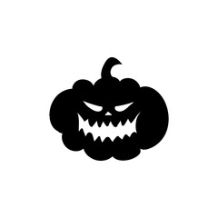 Helloween pumpkin logo icon
