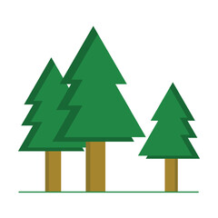 green christmas tree