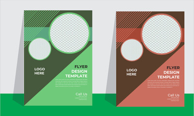 Corporate business flyer template design set, Brochure design, cover modern layout, annual report, poster, flyer in A4 with colorful business proposal, promotion, advertise, publication, cover page.