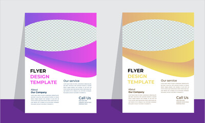 Corporate business flyer template design set, Brochure design, cover modern layout, annual report, poster, flyer in A4 with colorful business proposal, promotion, advertise, publication, cover page.