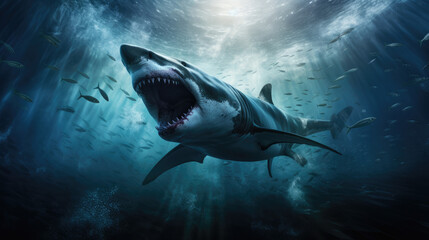 Submerged Nightmare: Encounter with Megalodon