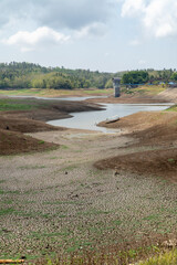 The El-Nino natural disaster caused one of the largest dams in Bali, the Palasari Dam, to experience the worst drought in history. The dam water receded and the land became dry and fragmented