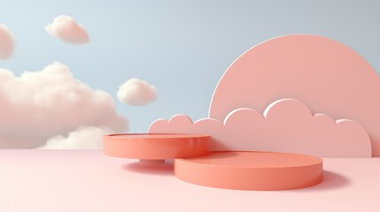 Abstract background for adding a product. professional photography with high detail. high quality. in light colors and shades. modern, stylish, light, pastel color combinations.