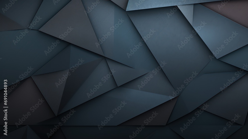 Poster black dark gray blue white abstract background. geometric pattern shape. line triangle polygon angle