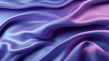 Fototapeta premium blue purple silk fabric texture luxurious background 3d Rendering, 4k Ultra hd