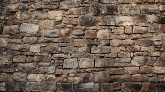 Castle wall background texture, midieval, photo realistic,