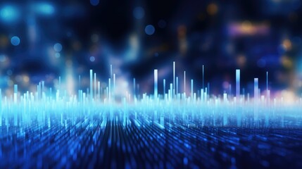 abstract tech futuristic digital background, ai