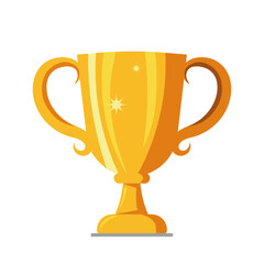 golden trophy illustration