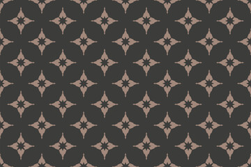 Abstract  geometric background. Dynamic shapes composition. Seamless pattern with symmetric geometric ornament. Ornamental mosaic texture.