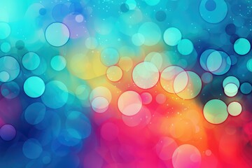 A rainbow bokeh abstract background with a queer or LGBT theme for Pride, LGBT History month or coming out day - obrazy, fototapety, plakaty