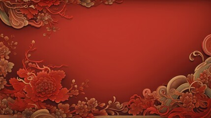Chinese style, auspicious patterns, traditional, retro, background,