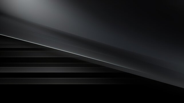 Black and Gray Gradient Color Tone Background With Tech Lines Light High-Level Feeling Ambient Lighting HD Large Image 