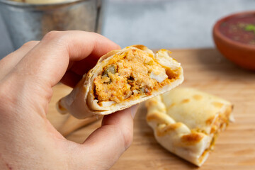empanada argentina para comer con la mano