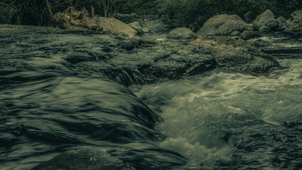 river in the mountains