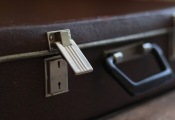 close up of a briefcase
