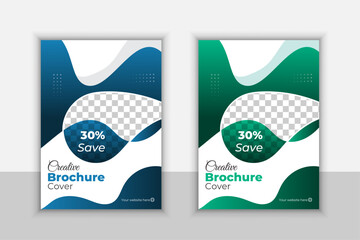 creative marketing brochure cover design template. brochure cover design template.