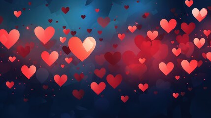 Rich red heart valentine's day backgrounds vector svg vector ttf cs4, in the style of impressionistic lighting, light red and light black