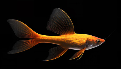aquarium fish, generative AI - obrazy, fototapety, plakaty