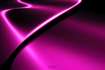 Modern colorful abstract pink black background with wave lines. vector illustration design. for presentation background, brochure, card, flyer, brochure, banner, poster.