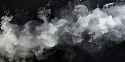 Background. Clouds of Smoke. Majestic Monochrome Capture