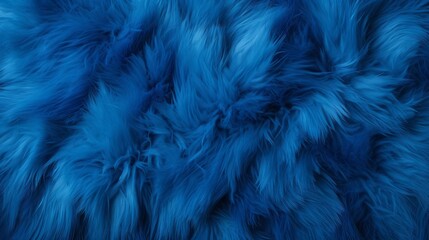 Obraz premium Blue fur background.