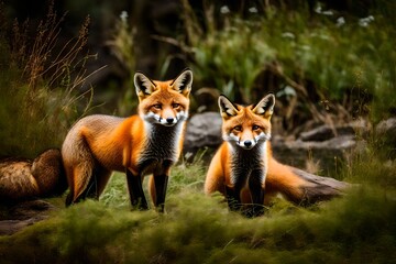 red fox vulpes