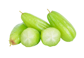 Bilimbi (Averhoa bilimbi Linn.) or cucumber fruit transparent png
