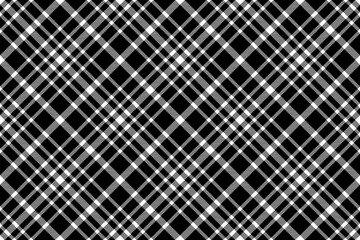 Tartan plaid background, diagonal check seamless pattern. Vector fabric texture for textile print, wrapping paper, gift card, wallpaper.