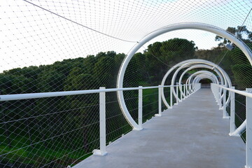 Bridge in the Flinders camp