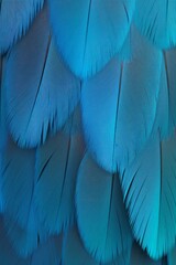 An sxotic texture of navy dark blue feathers, high quality macro pattern, beautiful wallpaper, generated by AI.
