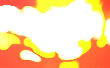 Abstract background with white, orange, red color expressive strokes or arbitrary forms with grain noise effect texture. Colorful abstract art creations. Minimalist design with abstract organic shapes