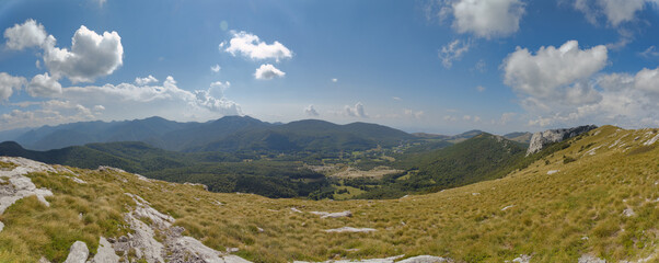 Panoramic View from Ljubicko Brdo, Baske Ostarije, Croatia