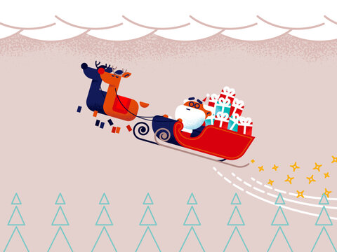 Flying Santa