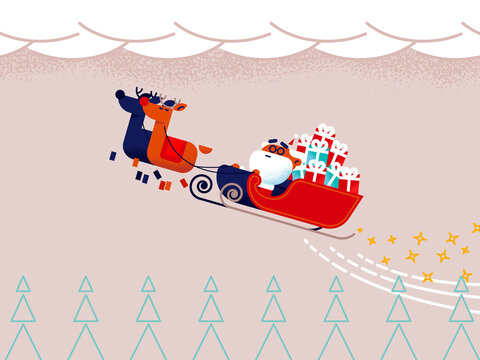 Flying Santa