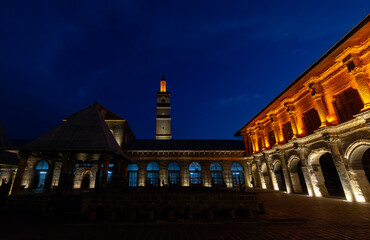 View of the Grand Mosque (Ulu Cami), the central of Diyarbakir,