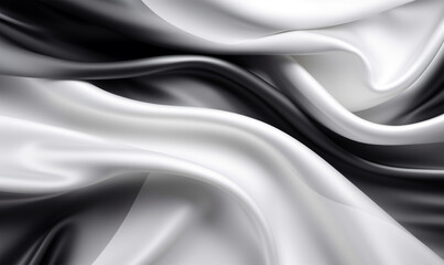 Obraz premium silk fabric background, a visual ballet where intertwining fibers tell tales of luxury, softness, and timeless sophistication.