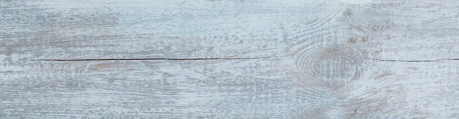 Panoramic Wooden Vintage Light Blue header Background