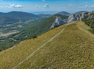 Path to the Valley from Ljubicko Brdo, Baske Ostarije, Croatia
